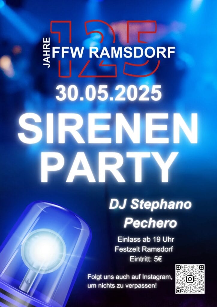 Sirenen Party Flyer